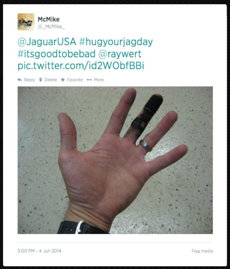 Illustration for article titled So, #HugYourJagDay Begins...